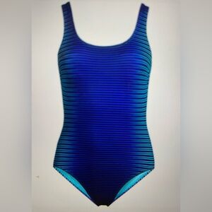 Lands End Tugless Sporty One Piece Size 16